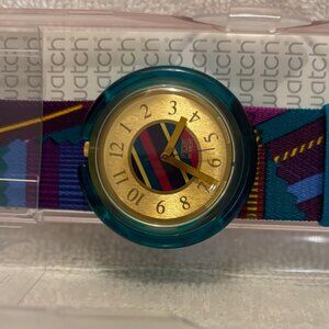 Vintage Multi-colored POP Swatch - NEW IN BOX - NEVER WORN